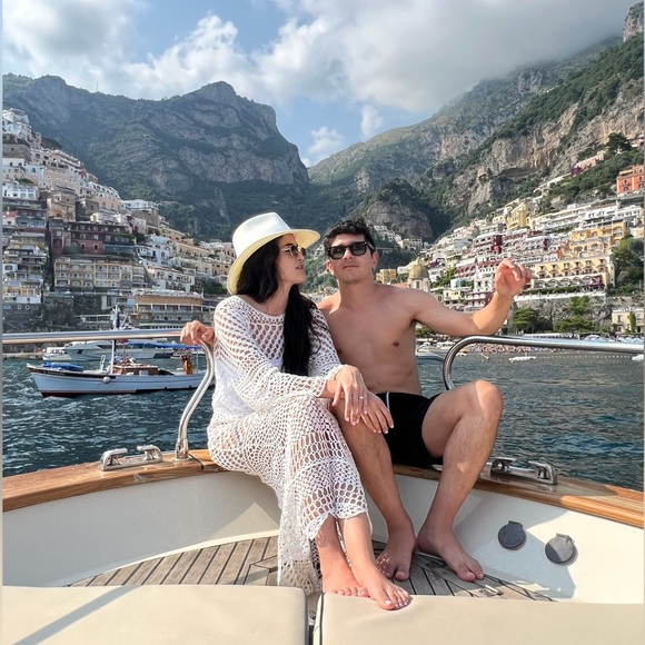 Bendita Crochet Knit Cover Up Maxi Dress - Picture 2 of 2